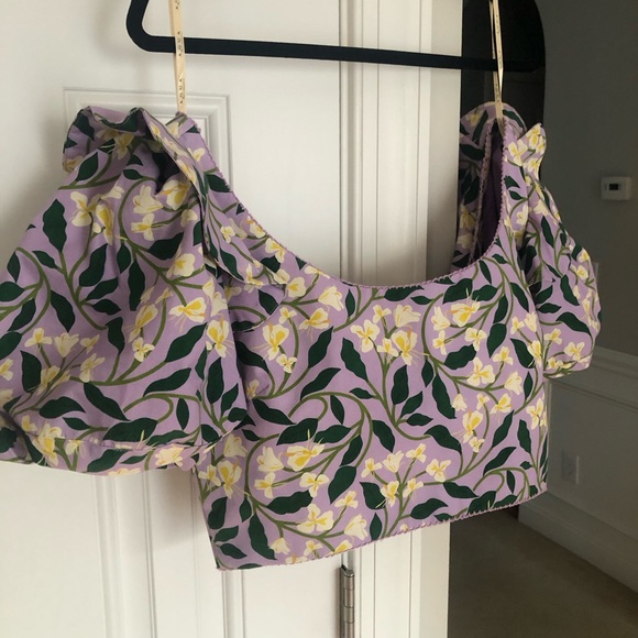 New: Agua by Agua Bendita Nova Lila Top. Size Large - Picture 11 of 16